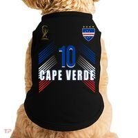 Cape Verde Soccer Jersey Flag Cape Verdean Pride Doggie Tank thumb 0