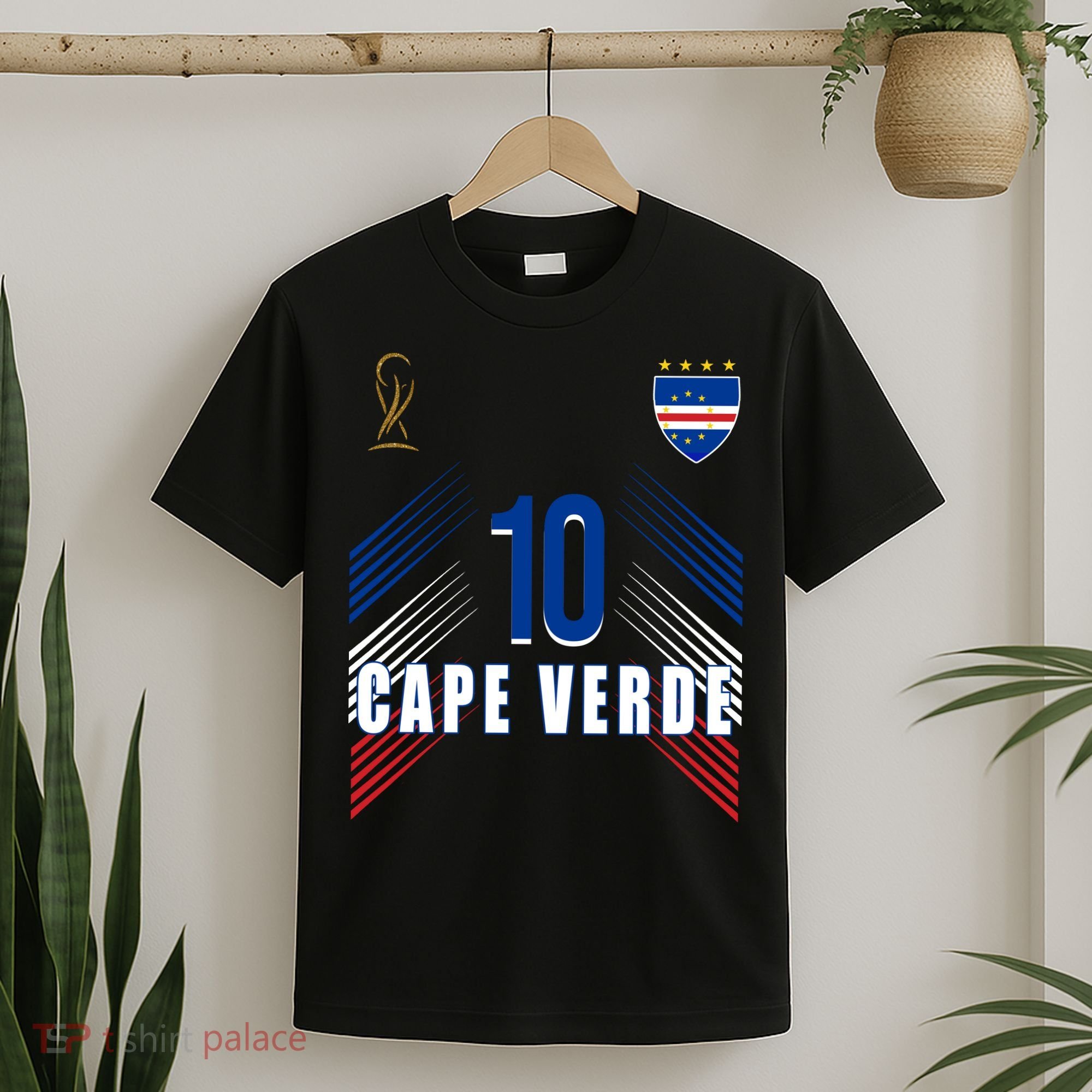 Cape Verde Soccer Jersey Flag Cape Verdean Pride T-Shirt