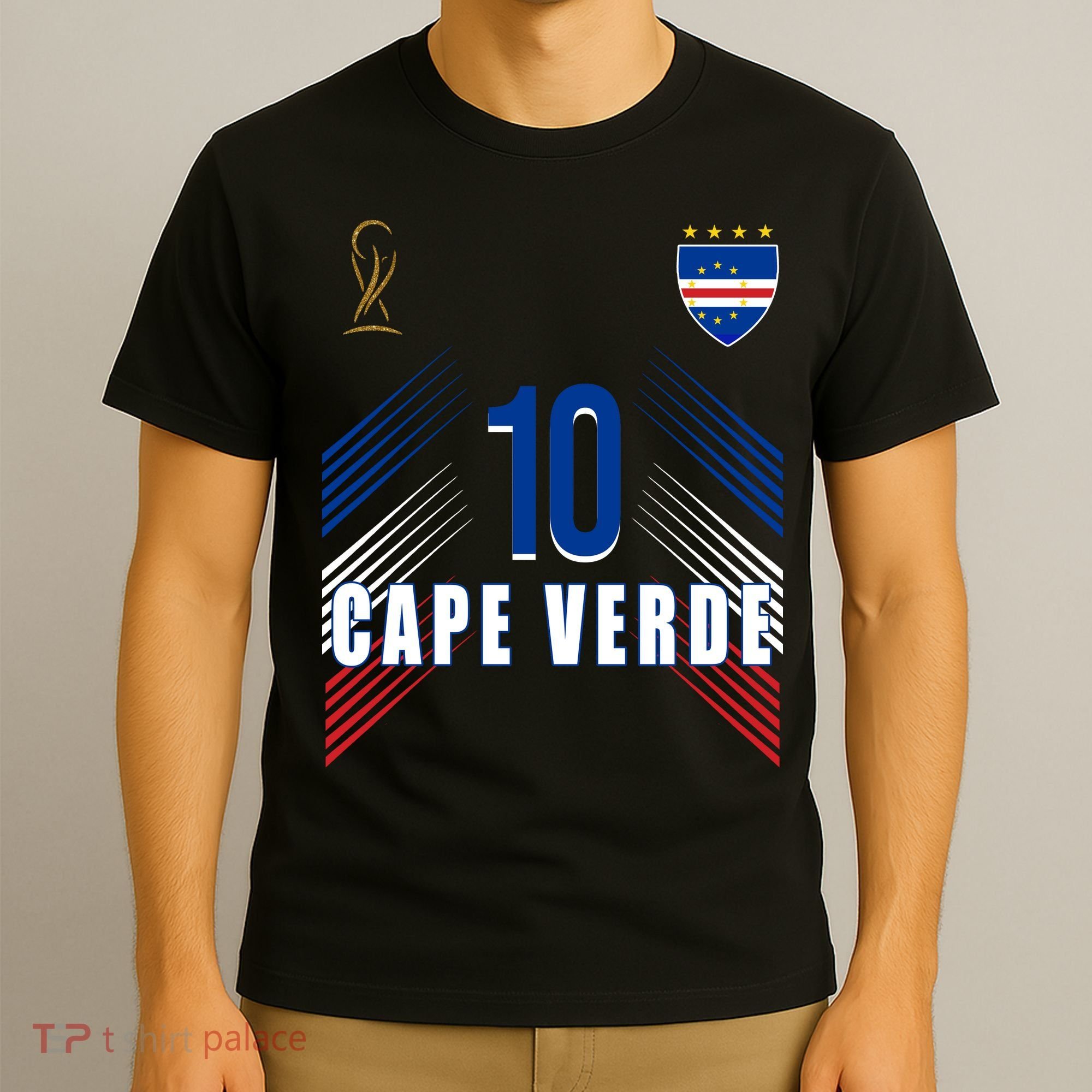 Cape Verde Soccer Jersey Flag Cape Verdean Pride T-Shirt