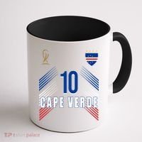 Cape Verde Soccer Jersey Flag Cape Verdean Pride Coffee Mug thumb 1