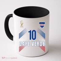 Cape Verde Soccer Jersey Flag Cape Verdean Pride Coffee Mug thumb 0