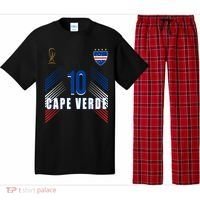 Cape Verde Soccer Jersey Flag Cape Verdean Pride Pajama Set thumb 0