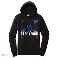 Cape Verde Soccer Jersey Flag Cape Verdean Pride Women's Hoodie thumb 0