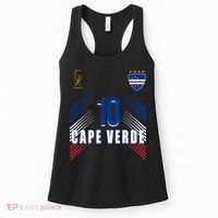 Cape Verde Soccer Jersey Flag Cape Verdean Pride Women's Tank Top thumb 0