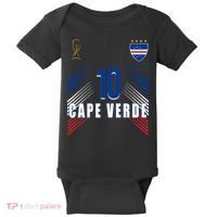 Cape Verde Soccer Jersey Flag Cape Verdean Pride Baby Bodysuit thumb 0