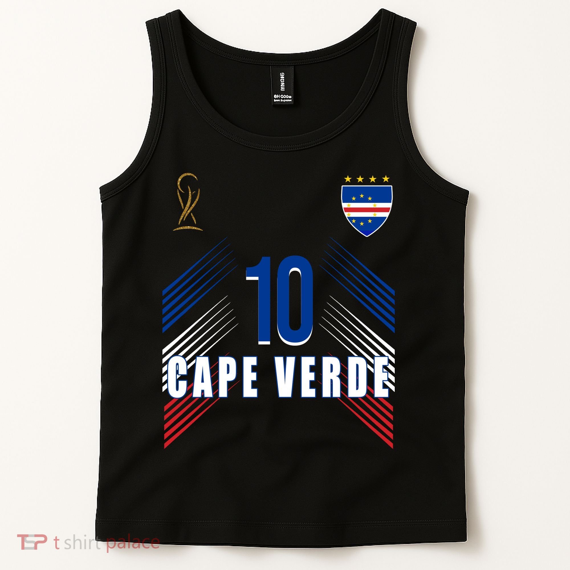 Cape Verde Soccer Jersey Flag Cape Verdean Pride Tank Top