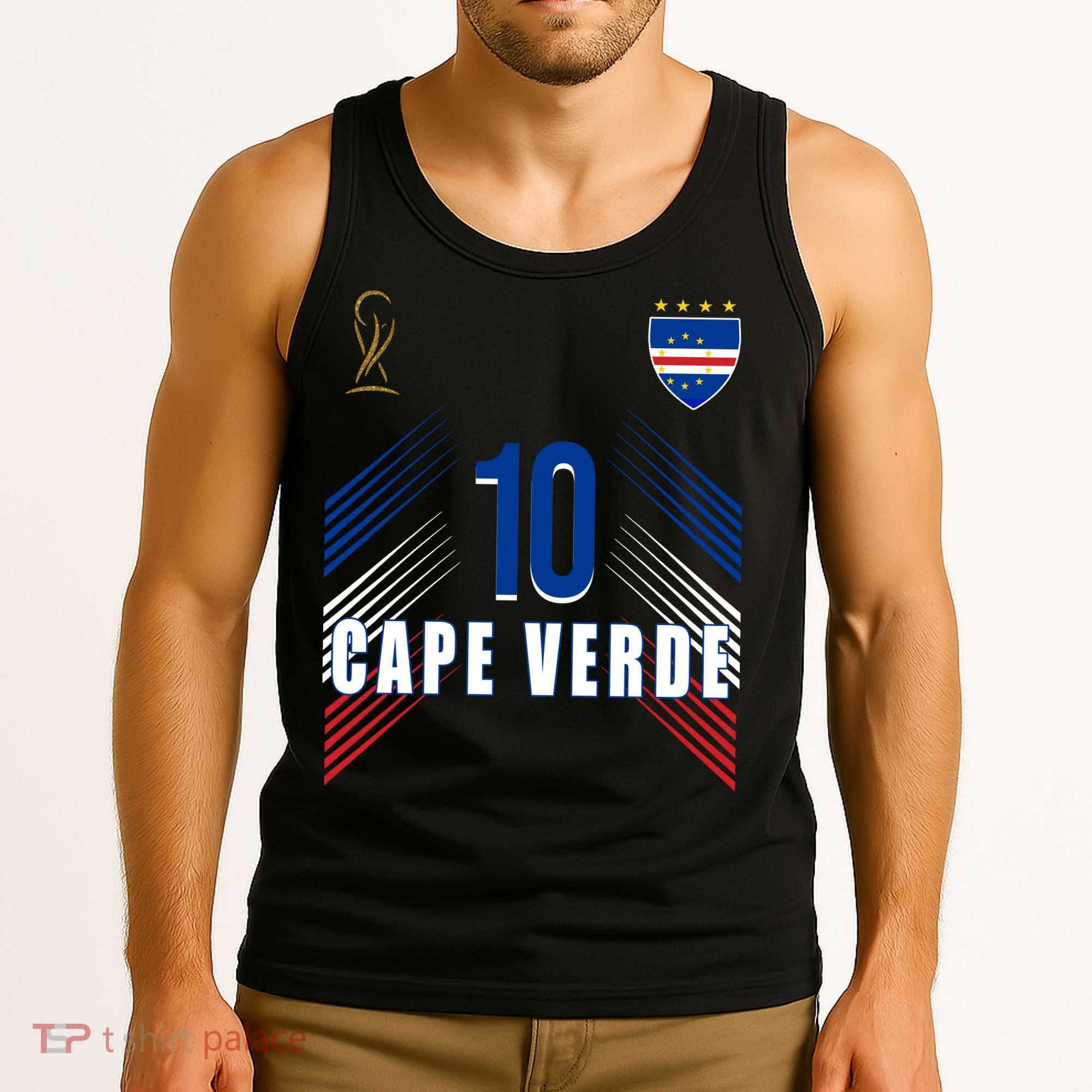 Cape Verde Soccer Jersey Flag Cape Verdean Pride Tank Top