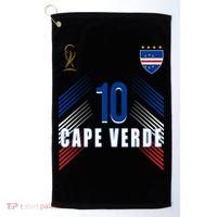 Cape Verde Soccer Jersey Flag Cape Verdean Pride Golf Towel thumb 0