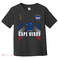 Cape Verde Soccer Jersey Flag Cape Verdean Pride Toddler T-Shirt thumb 0