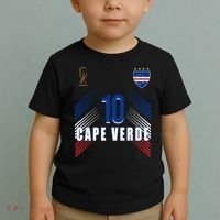 Cape Verde Soccer Jersey Flag Cape Verdean Pride Toddler T-Shirt thumb 2