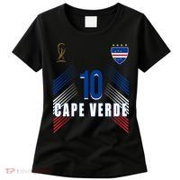 Cape Verde Soccer Jersey Flag Cape Verdean Pride Women's T-Shirt thumb 0