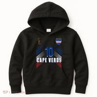 Cape Verde Soccer Jersey Flag Cape Verdean Pride Kids Hoodie thumb 0