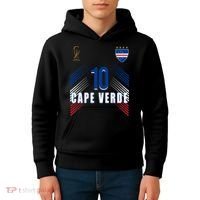 Cape Verde Soccer Jersey Flag Cape Verdean Pride Kids Hoodie thumb 4