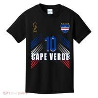Cape Verde Soccer Jersey Flag Cape Verdean Pride Kids T-Shirt thumb 0