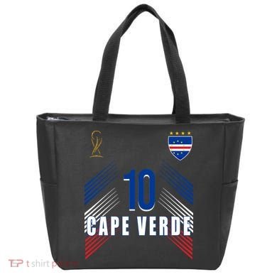 Cape Verde Soccer Jersey Flag Cape Verdean Pride Tote Bag