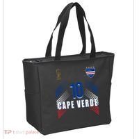 Cape Verde Soccer Jersey Flag Cape Verdean Pride Tote Bag thumb 2