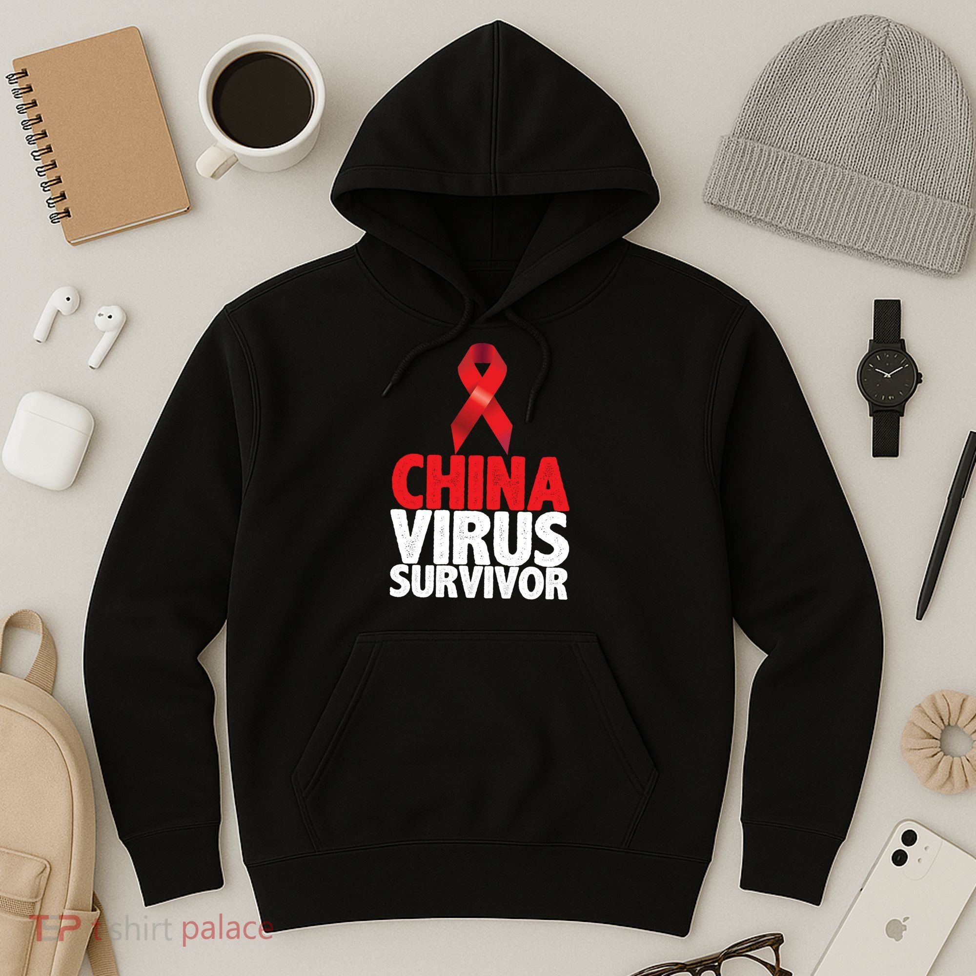 China Virus Survivor Hoodie