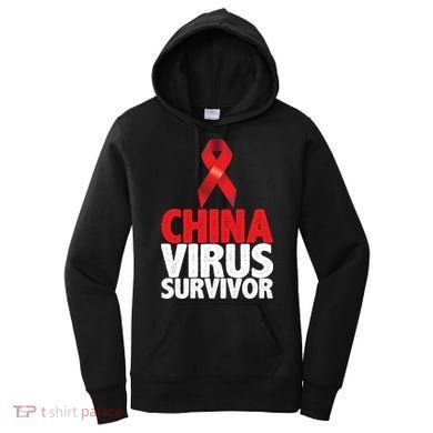 China Virus Survivor Women's Hoodie