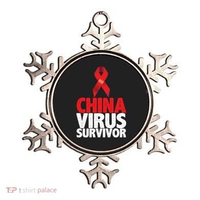 China Virus Survivor Ornament