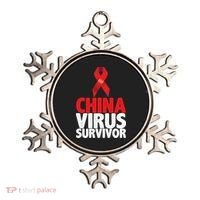 China Virus Survivor Ornament thumb 0