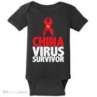 China Virus Survivor Baby Bodysuit thumb 0