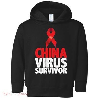 China Virus Survivor Toddler Hoodie