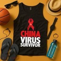 China Virus Survivor Tank Top thumb 4