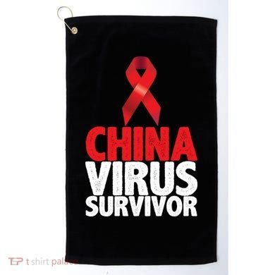 China Virus Survivor Golf Towel