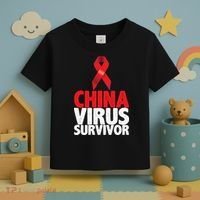China Virus Survivor Toddler T-Shirt thumb 3