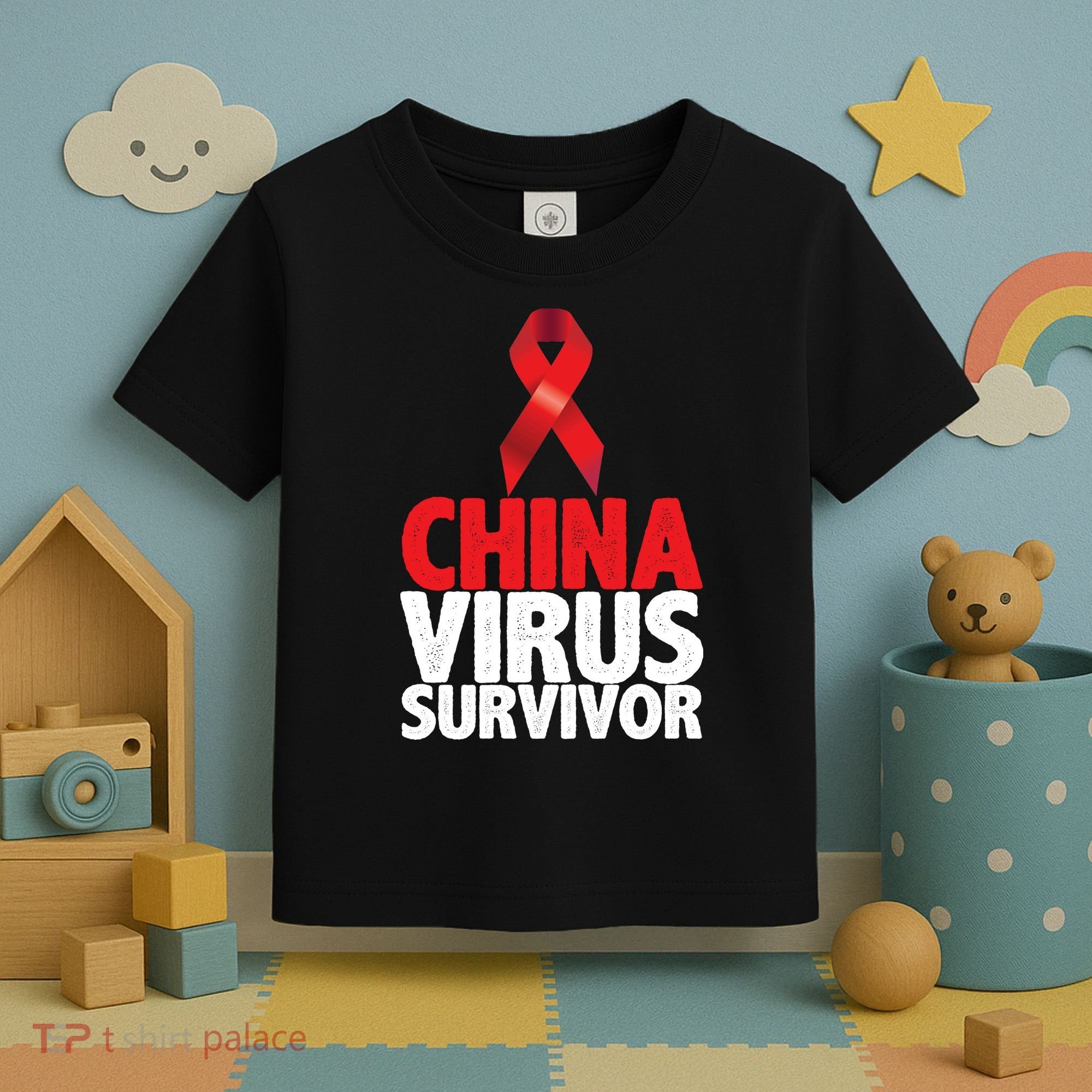 China Virus Survivor Toddler T-Shirt