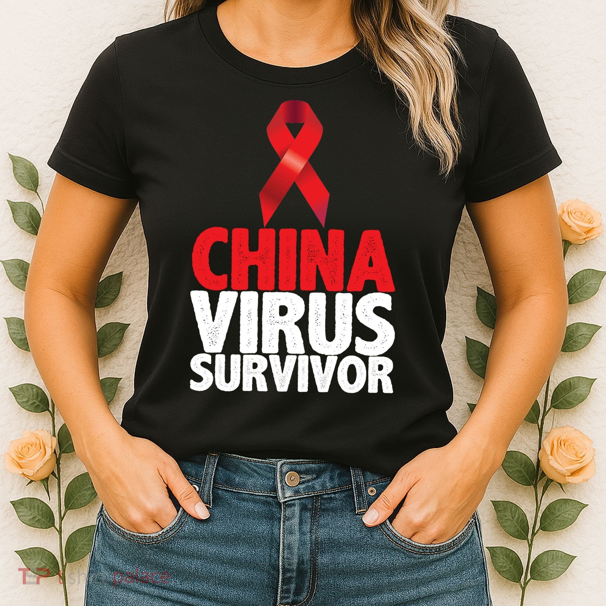 China Virus Survivor Women's T-Shirt