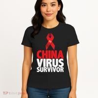 China Virus Survivor Women's T-Shirt thumb 4