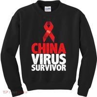 China Virus Survivor Kids Sweatshirt thumb 0