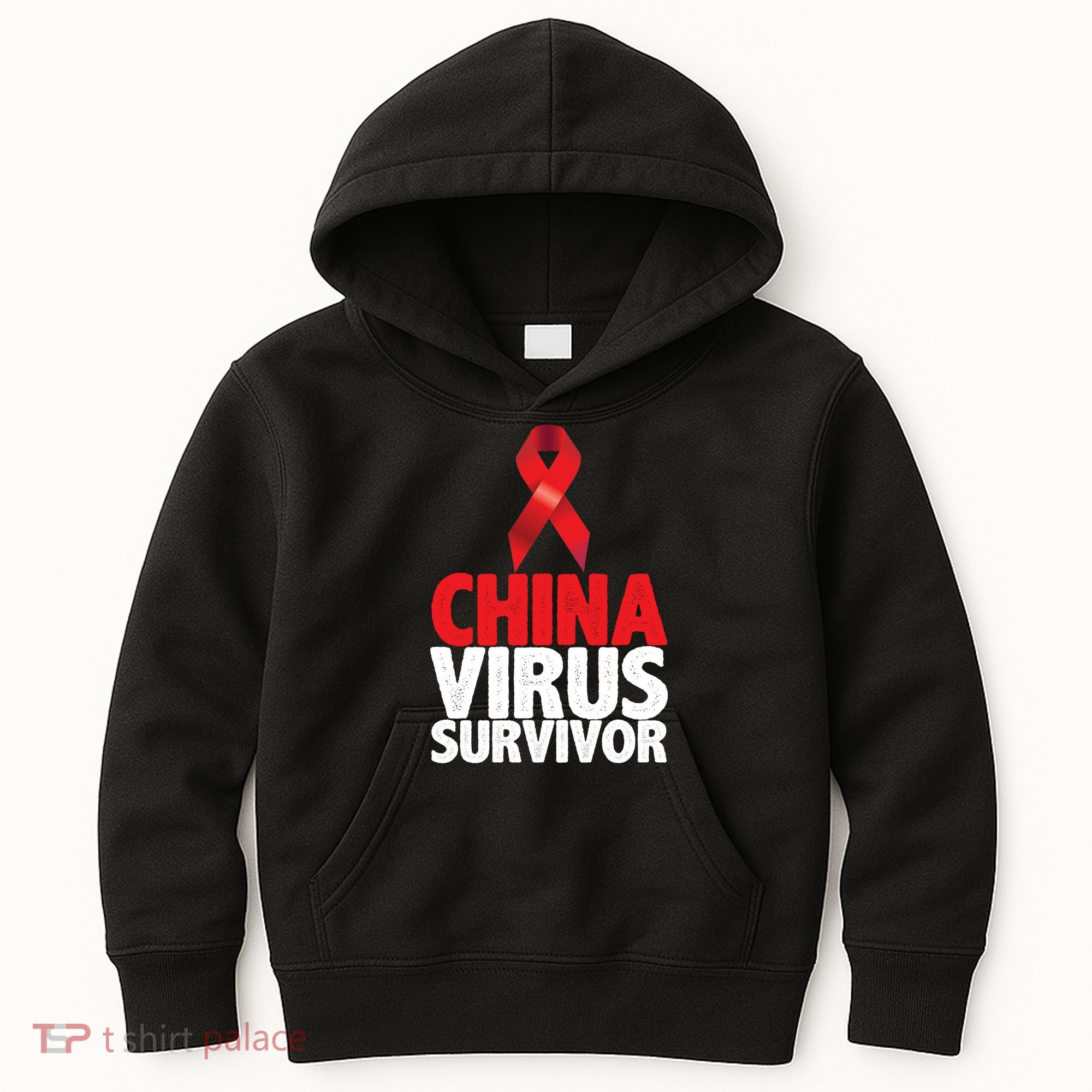 China Virus Survivor Kids Hoodie