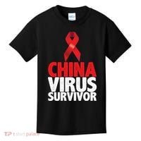 China Virus Survivor Kids T-Shirt thumb 0