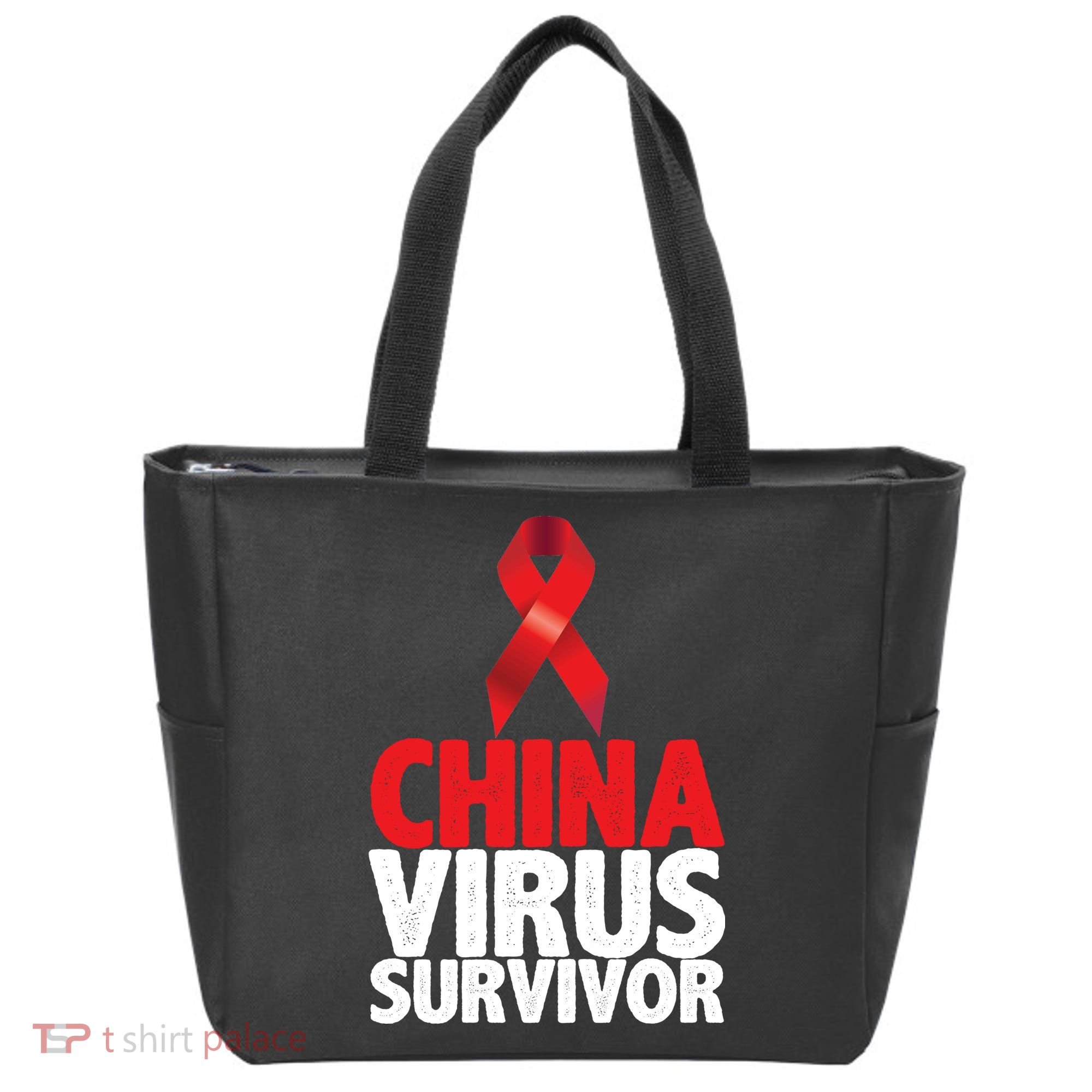 China Virus Survivor Tote Bag