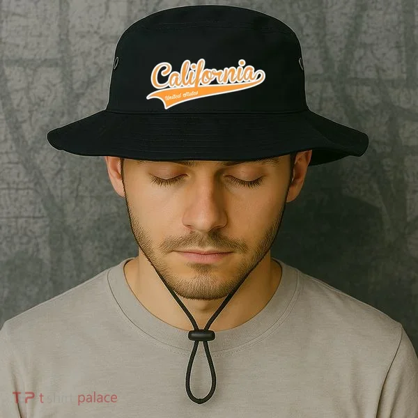 California Varsity Style Bucket Hat