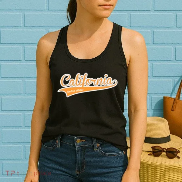 California Varsity Style Women's Tank Top