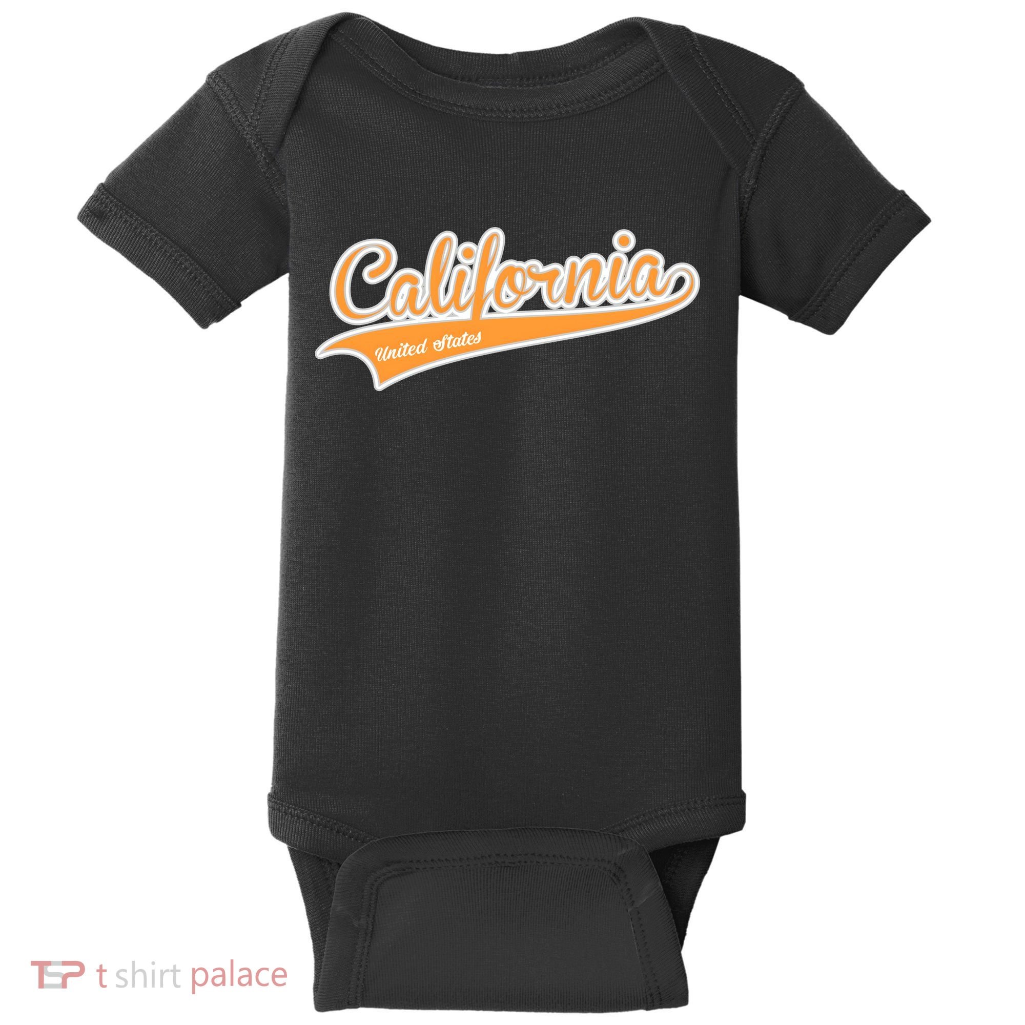 California Varsity Style Baby Bodysuit