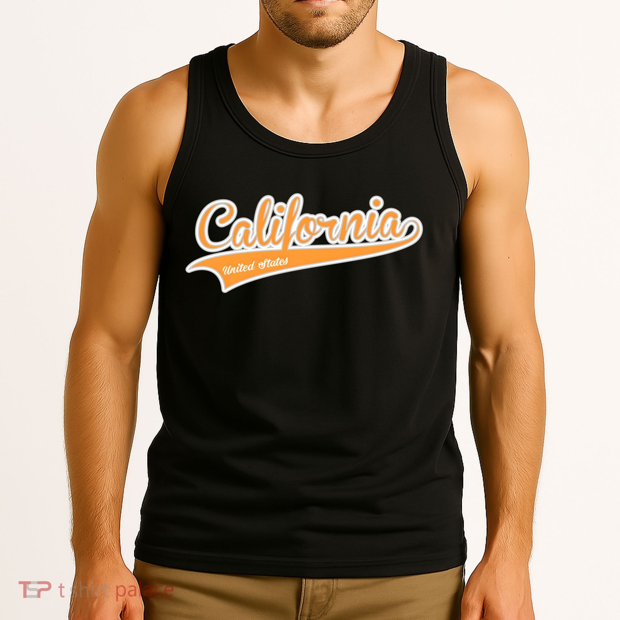 California Varsity Style Tank Top