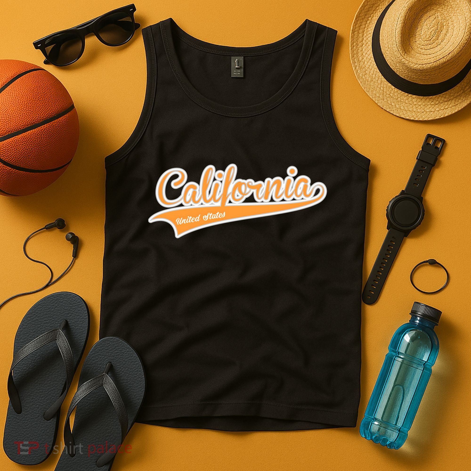 California Varsity Style Tank Top