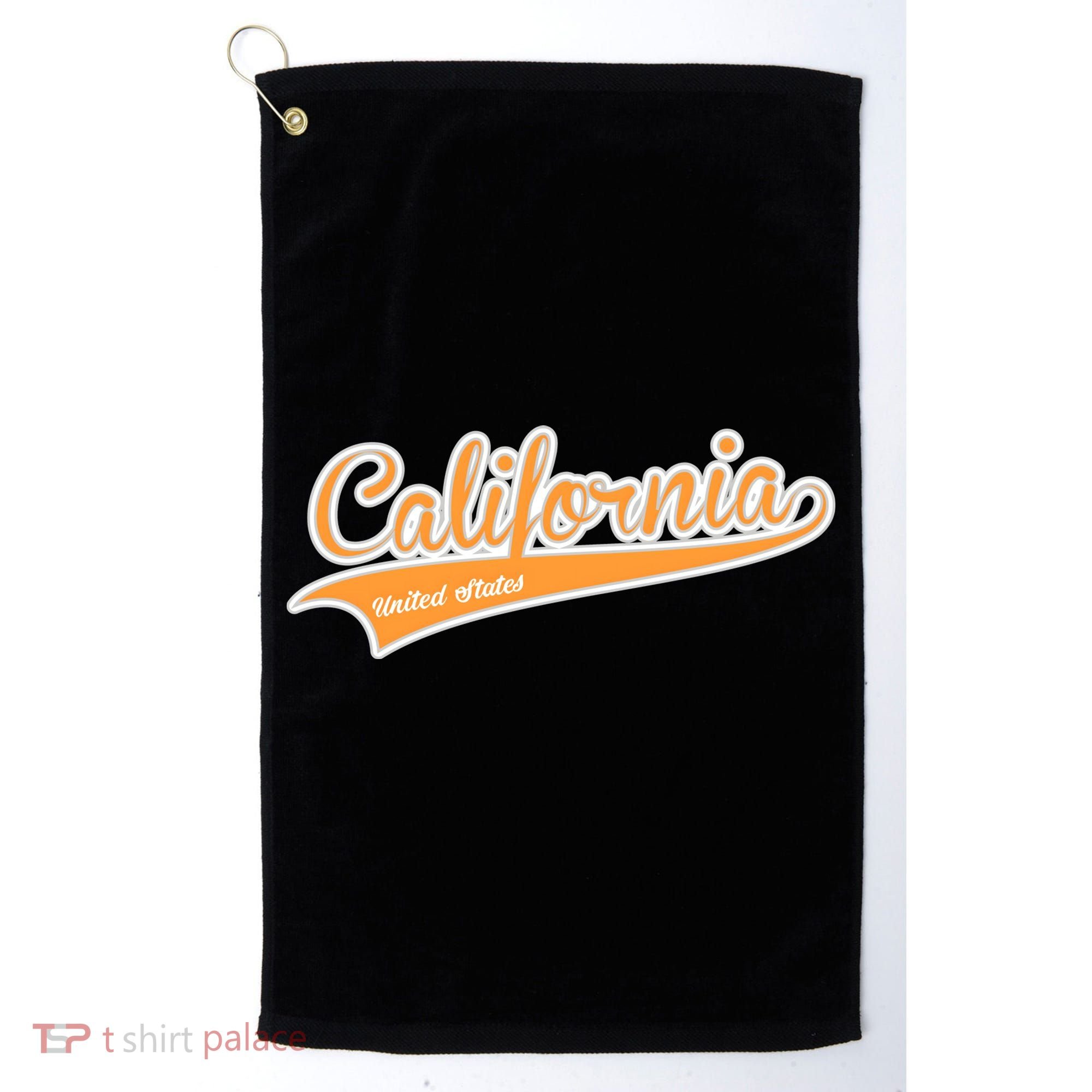 California Varsity Style Golf Towel