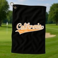 California Varsity Style Golf Towel thumb 1