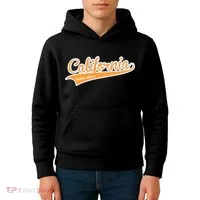 California Varsity Style Kids Hoodie thumb 4