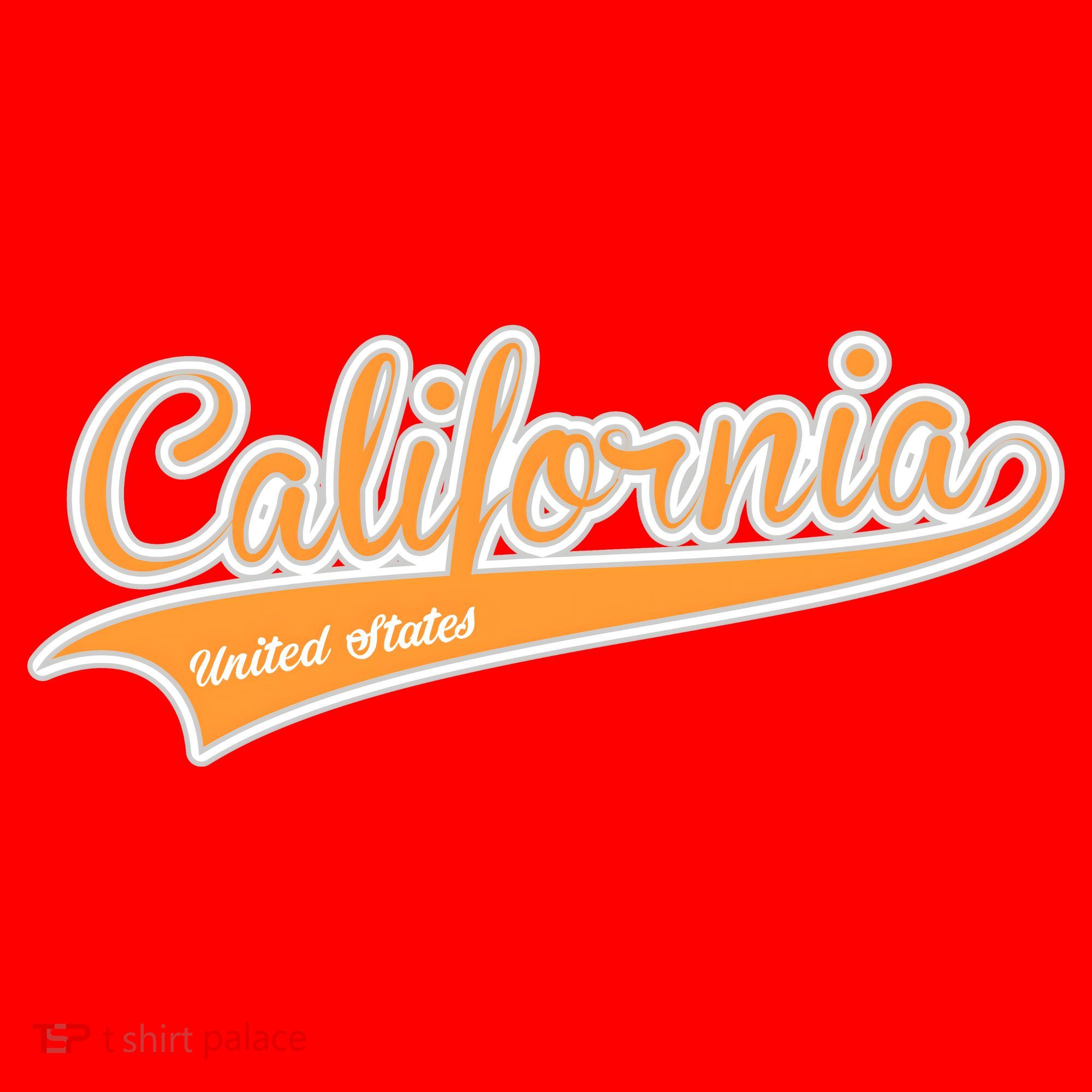 California Varsity Style Santa Hat