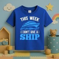 Cruise Vacation This Week I Don't Give A Ship Cruise Couples Funny Gift Toddler T-Shirt thumb 3