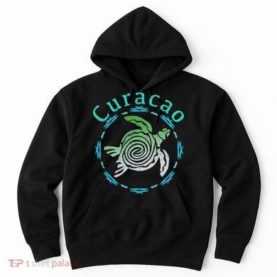 Curacao Vintage Tribal Turtle Gift Hoodie