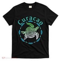 Curacao Vintage Tribal Turtle Gift T-Shirt thumb 0