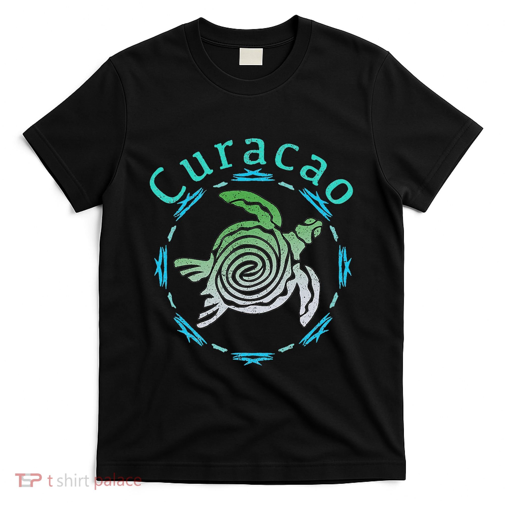 Curacao Vintage Tribal Turtle Gift T-Shirt