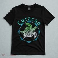 Curacao Vintage Tribal Turtle Gift T-Shirt thumb 5